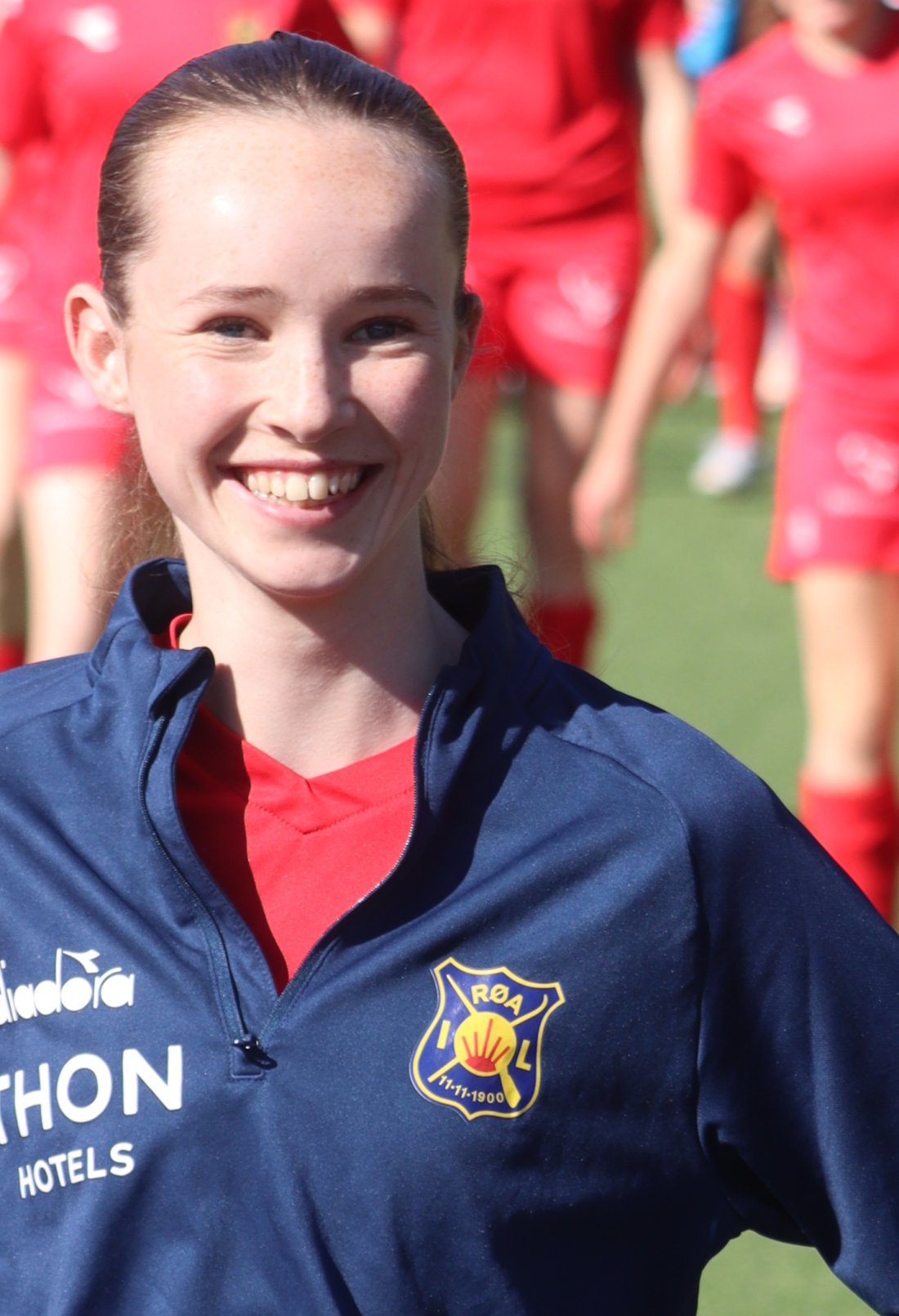 Klara Kjølseth Tufte tar nå steget opp til A-laget etter å ha gått gradene fra barnefotball og opp i Røa. <br />Foto: Erling Løkken